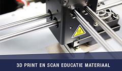 3D print en scan educatie materiaal
